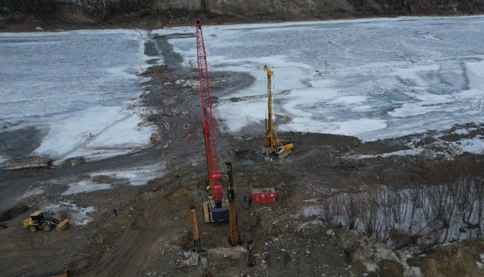 В Приангарье началось строительство моста через Витим