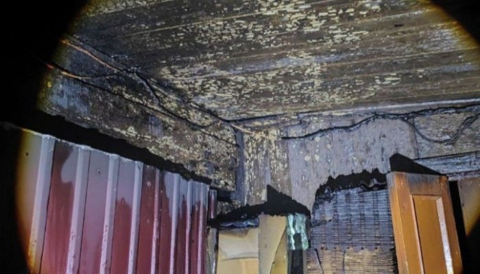 Женщина пострадала на пожаре в Братске