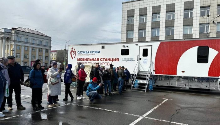 Мобильный пункт заготовки крови будет работать в Иркутске 21 апреля