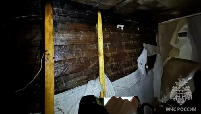 Дача сгорела в садоводстве под Ангарском