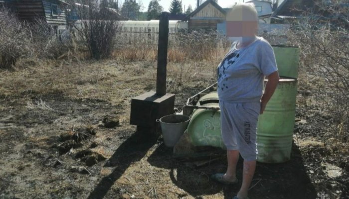 Дачница в Зиме устроила пожар на приусадебном участке
