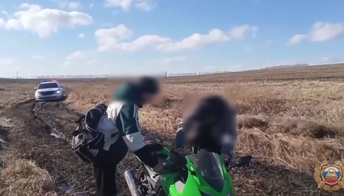 В Черемховском районе подросток-мотоциклист устроил погоню с полицией (Видео)