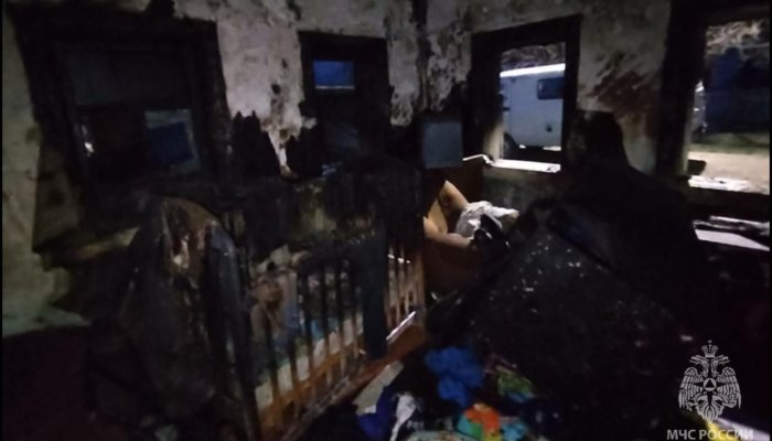 Младенец погиб на пожаре в Черемховском районе