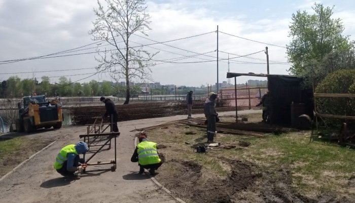 В Иркутске началось благоустройство общественных пространств