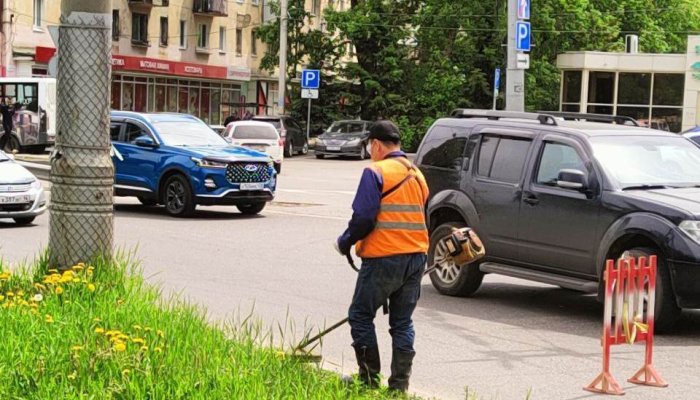 Покос травы проводят во всех районах Иркутска