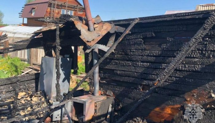 В Иркутске мужчина пострадал на пожаре