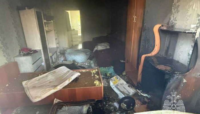Трое детей спасены на пожаре в Братске