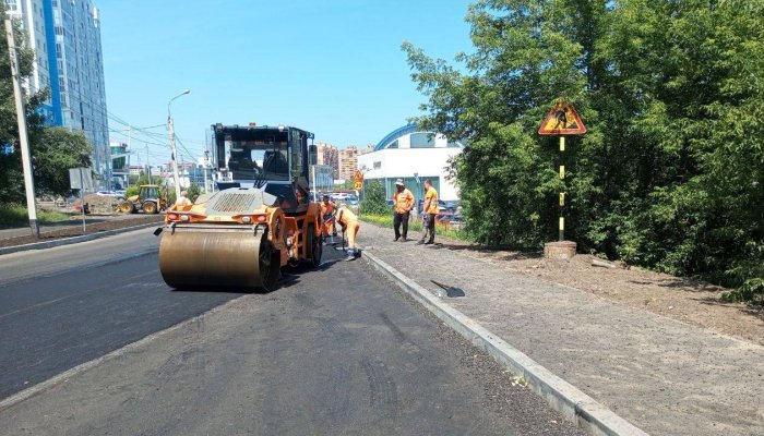 Ремонт дорог продолжается в Иркутске