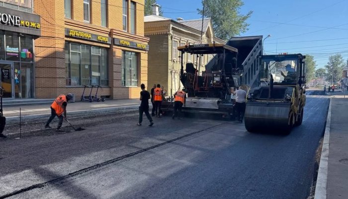 В Иркутске продолжается ремонт дорог