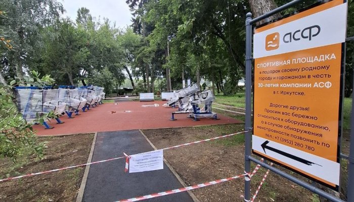 На бульваре Гагарина в Иркутске откроют адаптивную тренажерную площадку