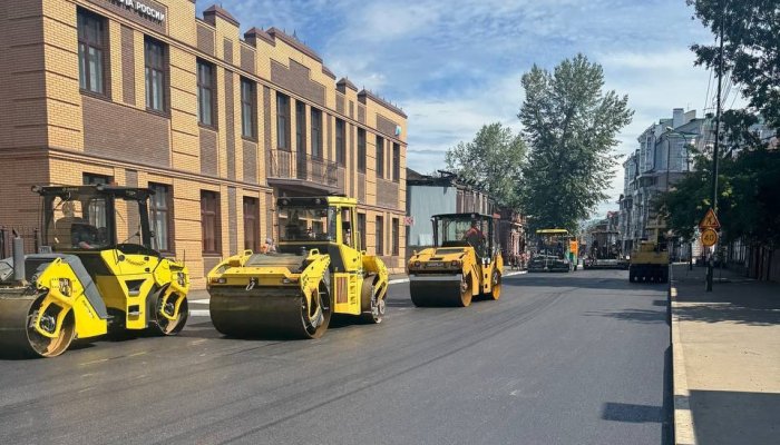 Ремонты дорог продолжаются в Иркутске
