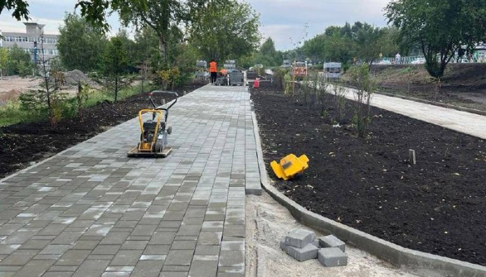 В Иркутске продолжается обновление общественных территорий