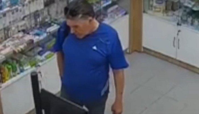 В Ангарске устанавливают личность мужчины, совершившего противоправные действия в аптеке