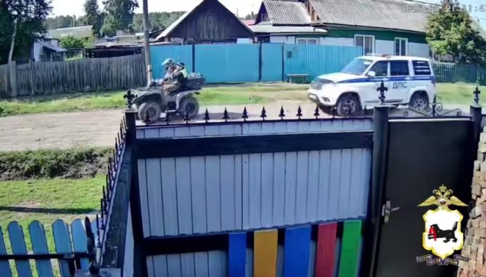 16-летний подросток на квадроцикле сбил полицейского в Тайшете