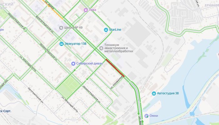 В Иркутске на одной из улиц ограничат движение транспорта