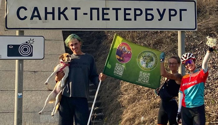 Иркутянин доехал на велосипеде до Санкт-Петербурга