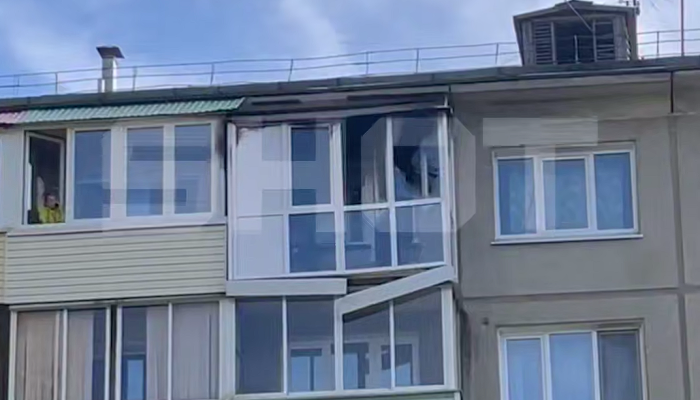 В Ангарске из-за балона с пеной произошел пожар (Видео)