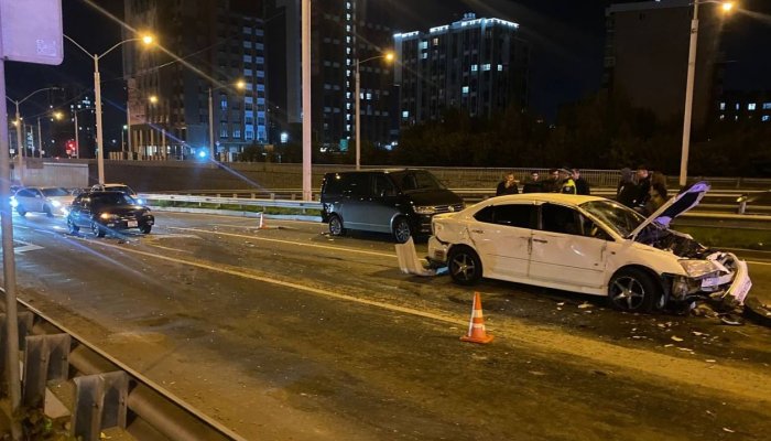 В Иркутске произошло массовое ДТП