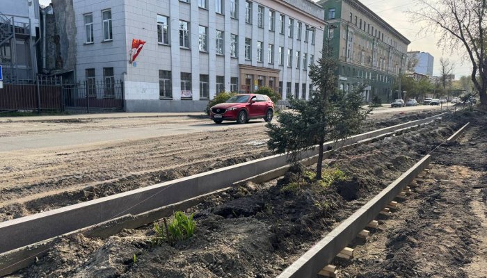 В Иркутске продолжаются дорожные работы