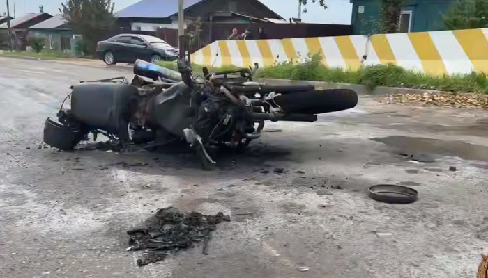 В Черемхове мотоциклист погиб в ДТП с автобусом (Видео)