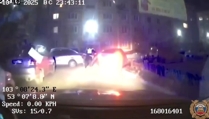 В Приангарье пьяная женщина устроила погоню с полицией (Видео)