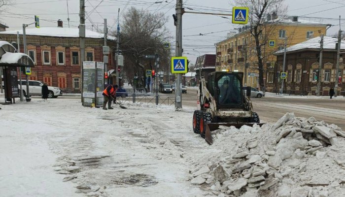 1500 тонн снега вывезли с улиц Иркутска за сутки