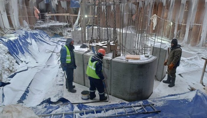 Началось строительство русловых опор моста через Витим