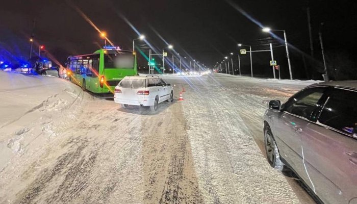 Массовая авария произошла в Ленинском районе Иркутска