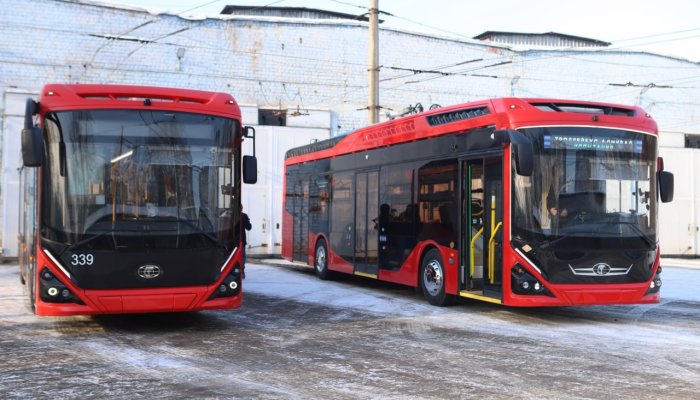 Новый троллейбус «Адмирал» поступил в Иркутск