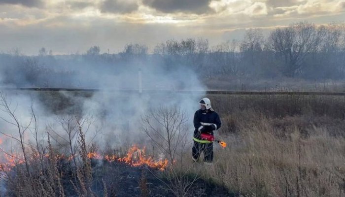 В Иркутске начали контролируемые отжиги сухой травы