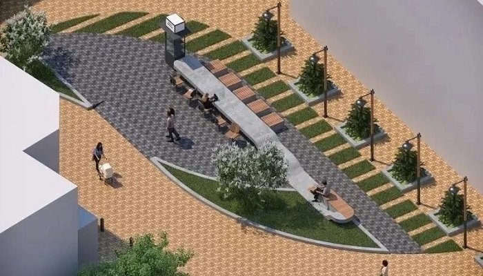 В центре Иркутска появится уличный коворкинг с общим столом для чтения и настольных игр