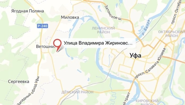 В Уфе появится улица Жириновского