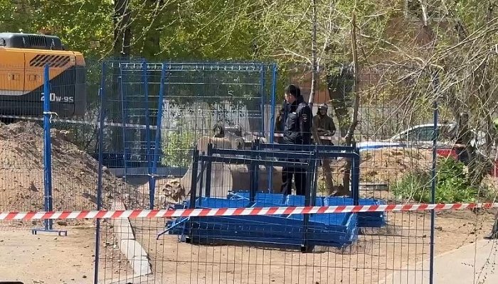В Улан-Удэ при земляных работах нашли предмет, похожий на гранату