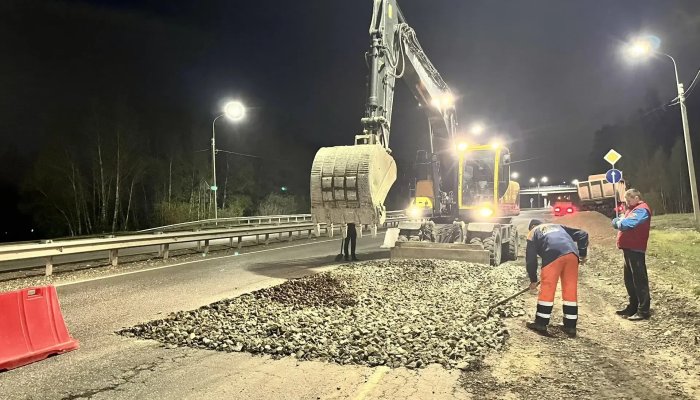 В Иркутске на объездной Ново-Ленино отремонтировали участок дороги