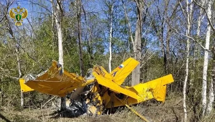 Под Богучанами легкомоторный самолёт совершил жёсткую посадку
