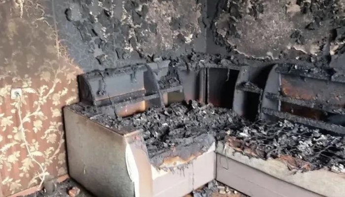 66-летняя женщина погибла при пожаре в пятиэтажке Усольского района