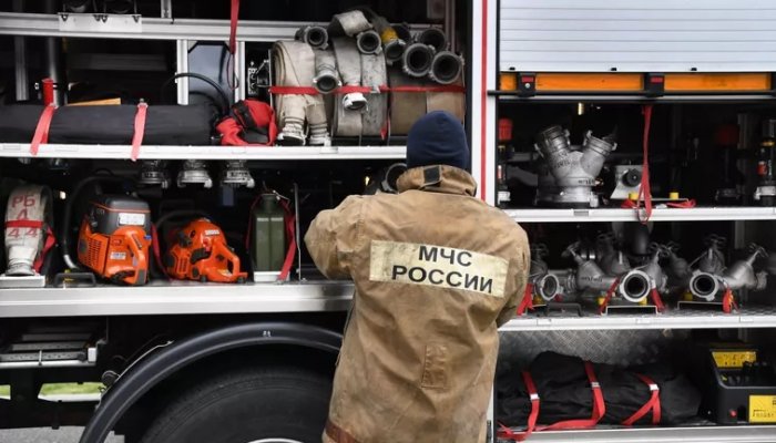 В поселке на севере Красноярского края произошел крупный пожар