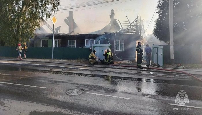 Женщина погибла при пожаре в частном доме в Новолисихе