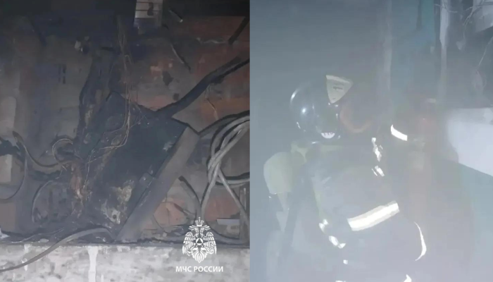 В Черемхове 10 человек спасены на пожаре
