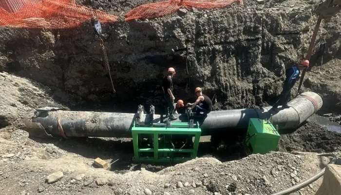 Канализацию ремонтируют на Воронежской в Иркутске