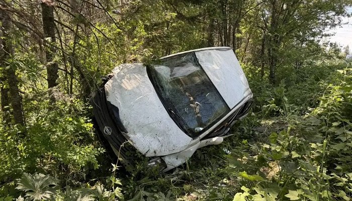 В Красноярском крае водитель погибла, вылетев в кювет с детьми в салоне