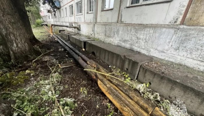 В Тайшете дети спалили утеплитель теплотрассы