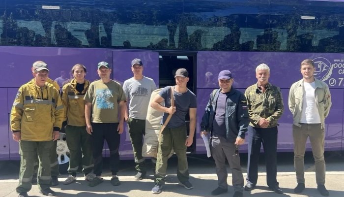 Огнеборцы Приангарья отправились в Томск для помощи в тушении лесных пожаров