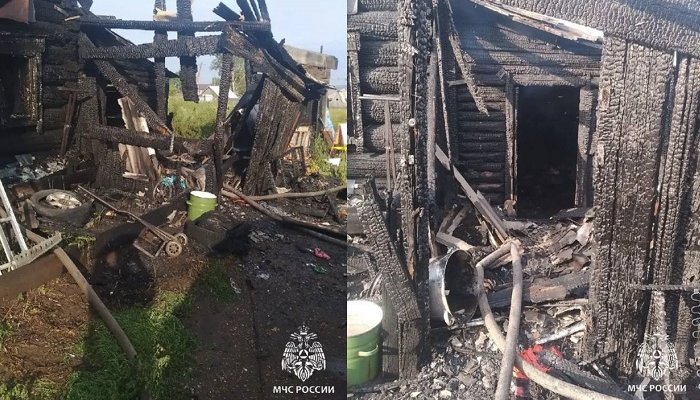 Дознаватель МЧС спас женщину с двумя детьми из горящего дома в Усть-Ордынском