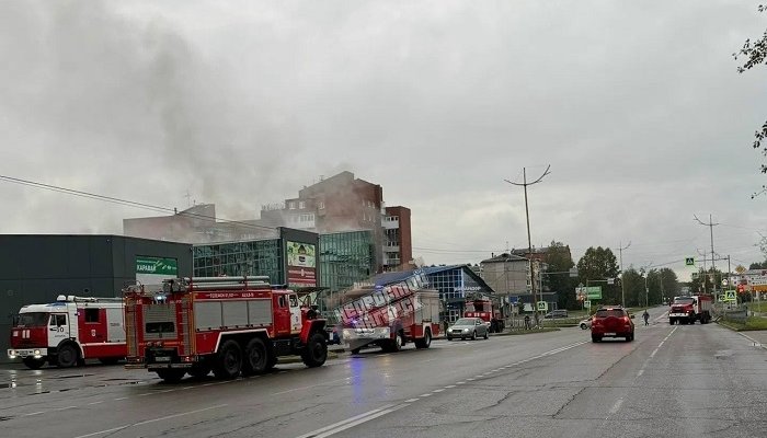 Очередной пожар в Ангарске: в 32-м микрорайоне горел рынок «Новый»