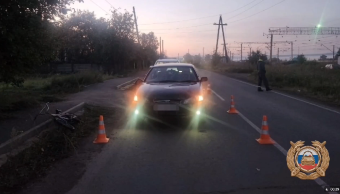 В Вихоревке подросток на велосипеде погиб под колесами авто (Видео)