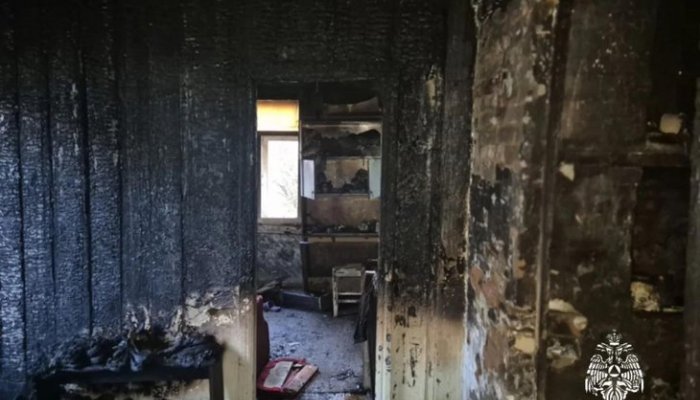 В Мегете Ангарского округа при пожаре погибла женщина
