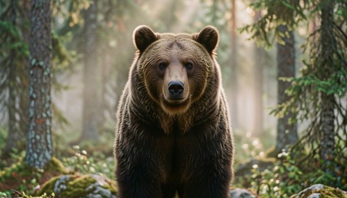 В Киренском округе застрелили медведя, который напал на людей