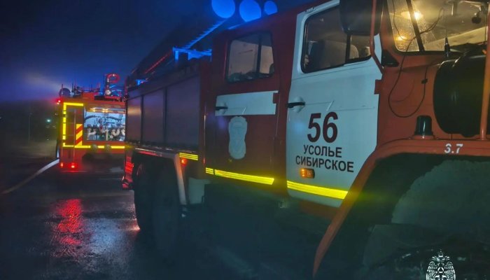 В Усолье-Сибирском мужчина погиб на пожаре в цеху