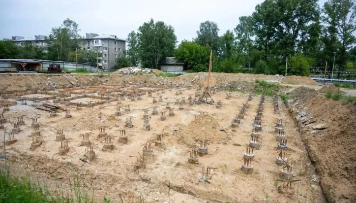 В городке ИВАТУ возобновили строительство детсада